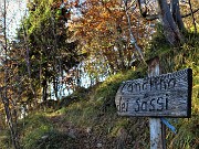 13 Partenza dal Canalino dei sassi in zona Foppelle di Camerata Cornello (1100 m)